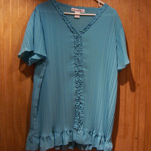Beautiful  Silhouettes 2X W Blouse New Without Tag